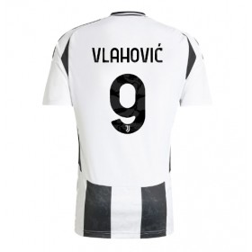 Pánské fotbalový oblečení Juventus Dusan Vlahovic #9 Domácí košile 2024-25 Krátkým Rukávem